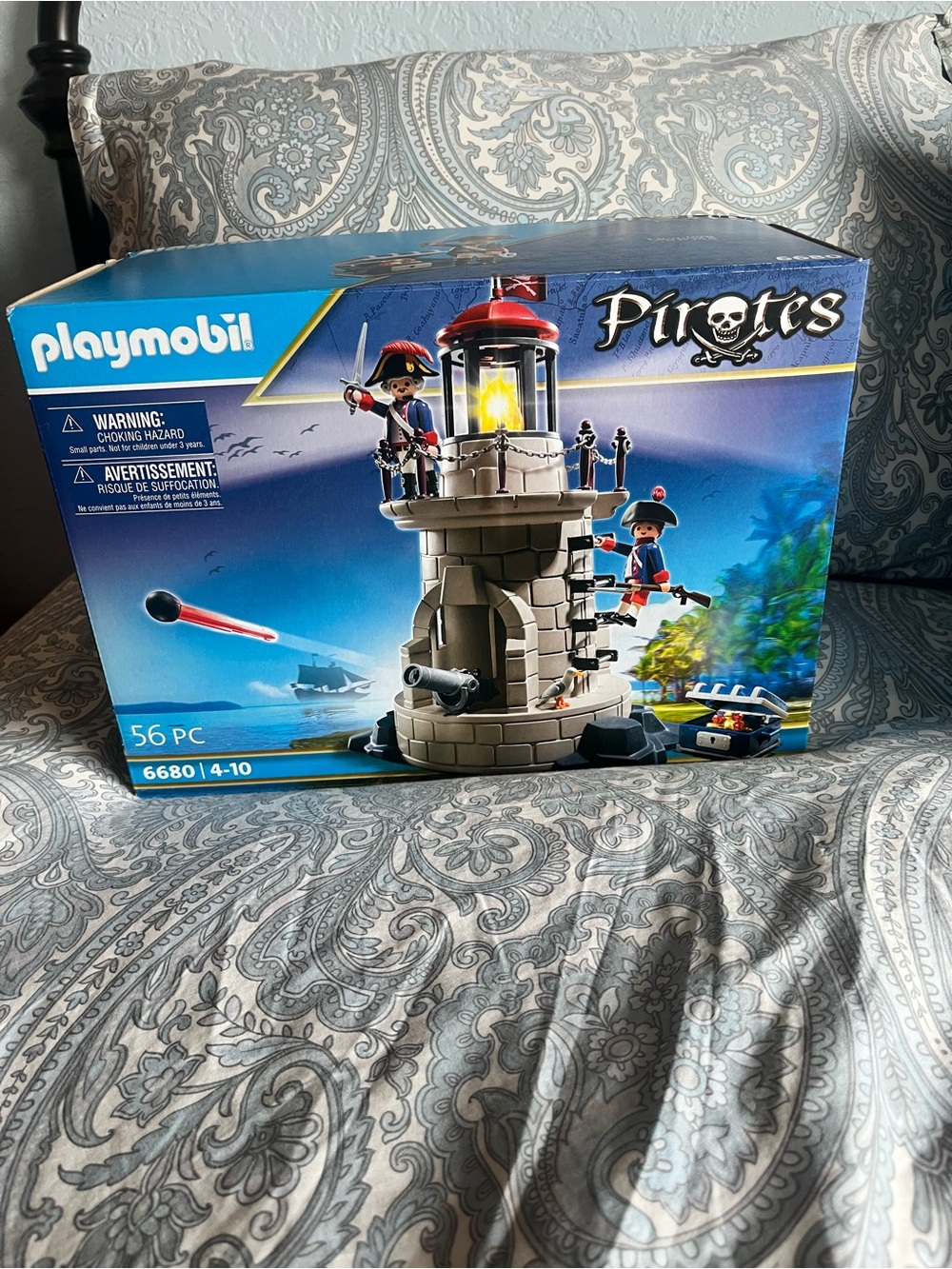 Playmobil Pirates Lighthouse Playset - Blue and Gray